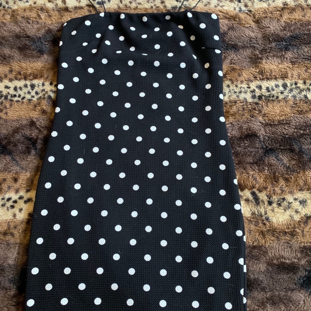 Mini polka dot dress